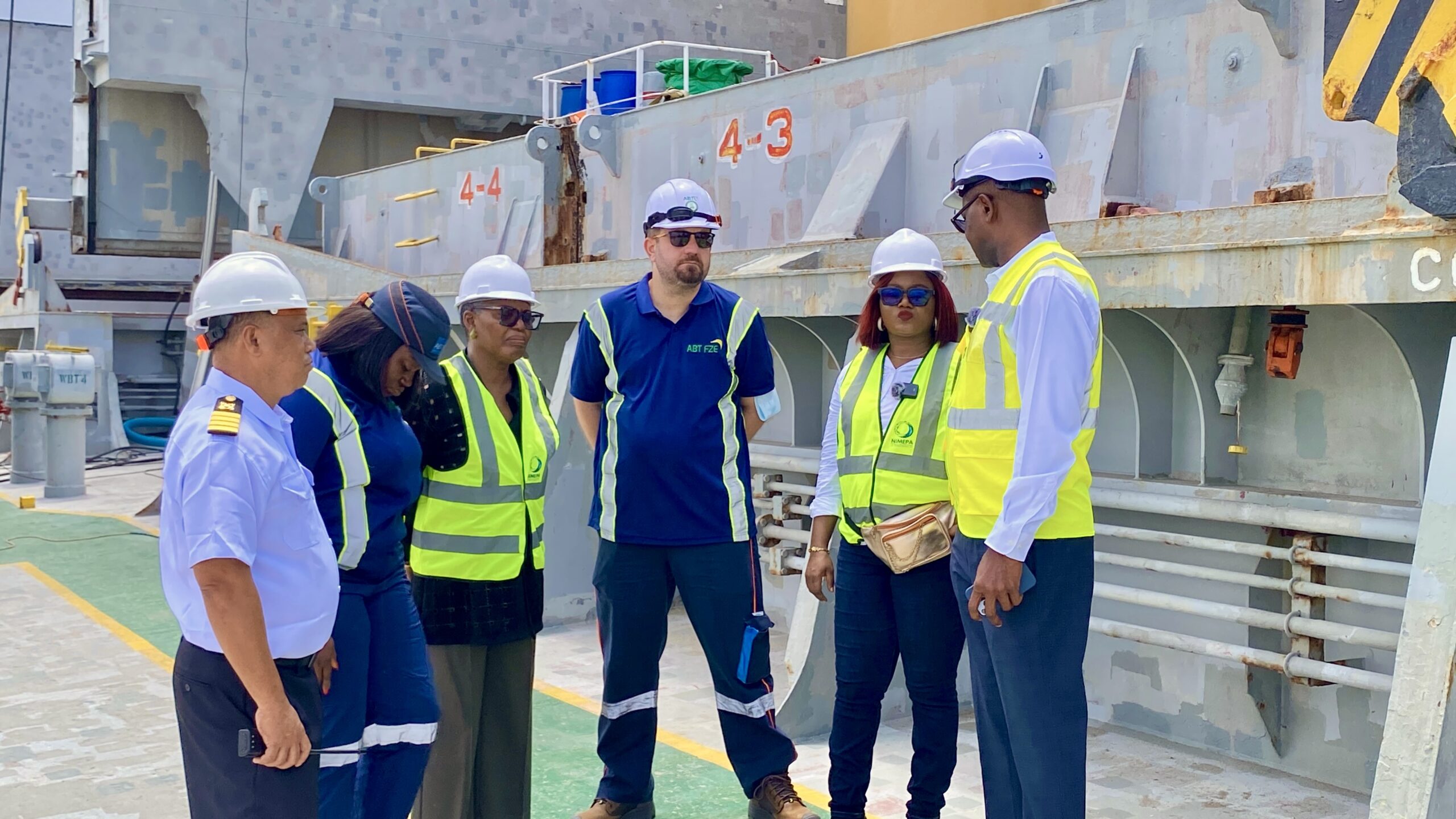 IMG 3162 scaled - The Nigerian Marine Environment Protection Association (NIMEPA) - MEDIA RELEASE: NIMEPA on Facility Tour at Apapa Bulk Terminal Limited, Lagos. IMG 3162