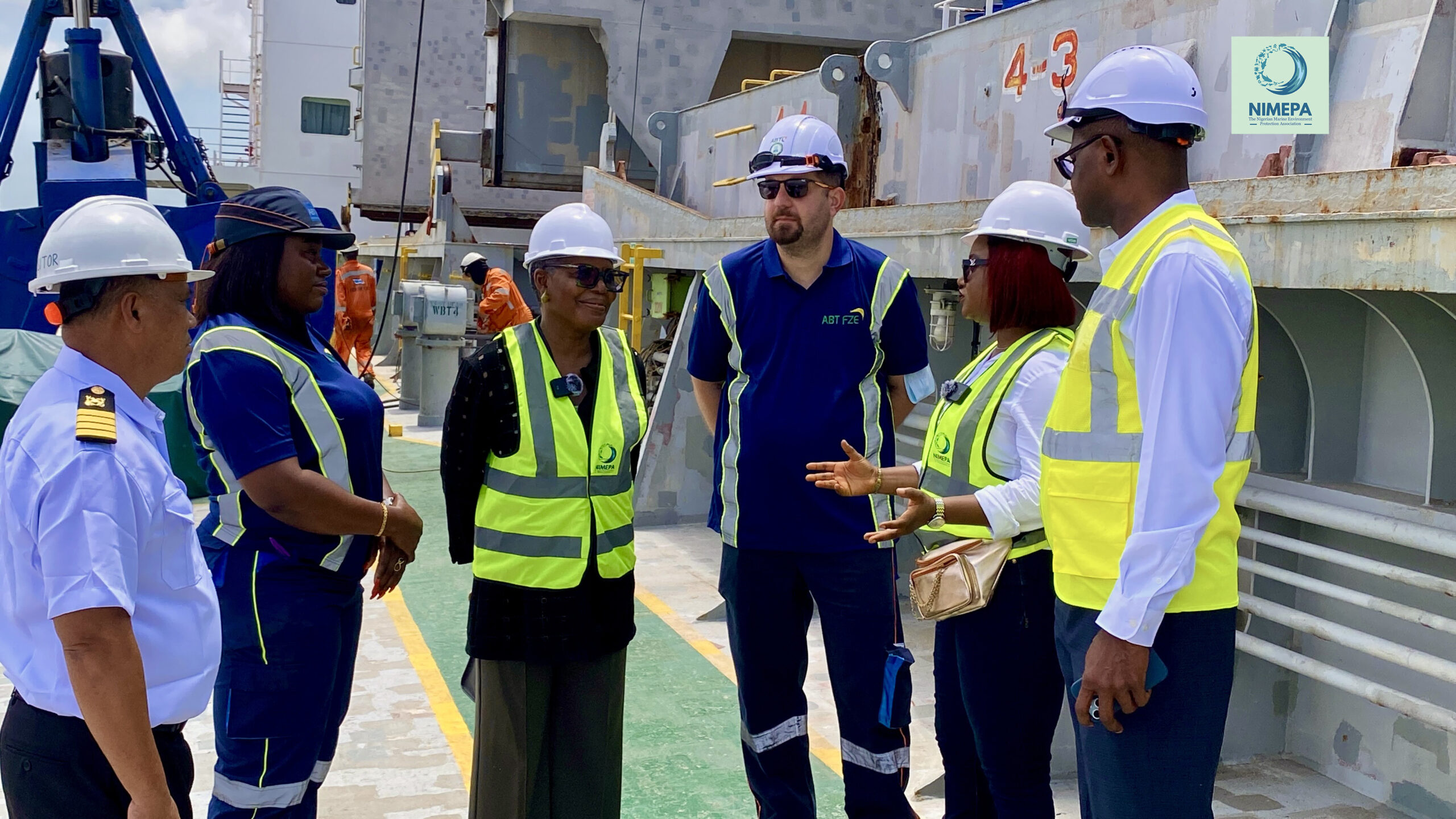 IMG 3166 scaled - The Nigerian Marine Environment Protection Association (NIMEPA) - MEDIA RELEASE: NIMEPA on Facility Tour at Apapa Bulk Terminal Limited, Lagos. IMG 3166