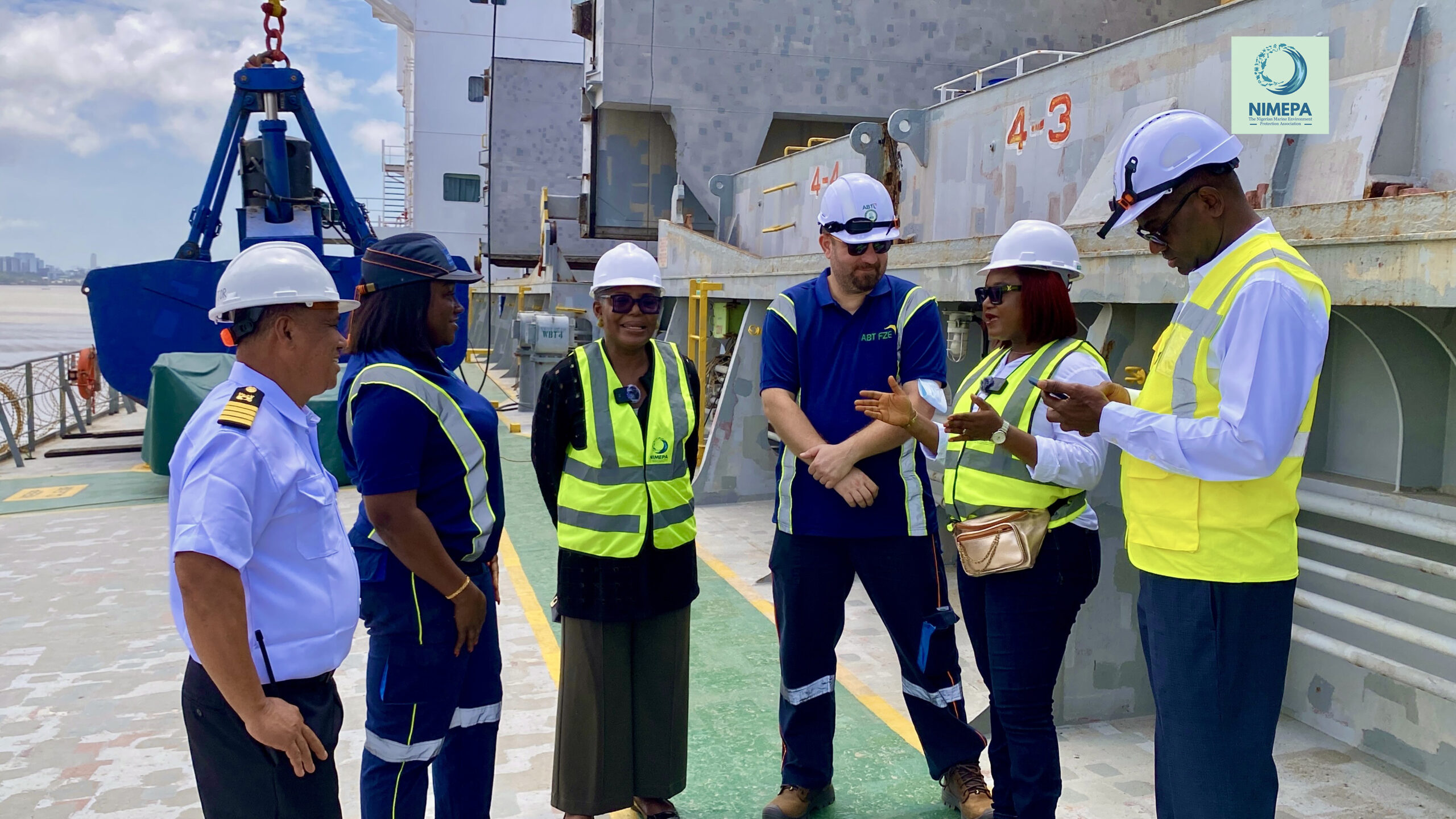 IMG 3180 scaled - The Nigerian Marine Environment Protection Association (NIMEPA) - MEDIA RELEASE: NIMEPA on Facility Tour at Apapa Bulk Terminal Limited, Lagos. IMG 3180